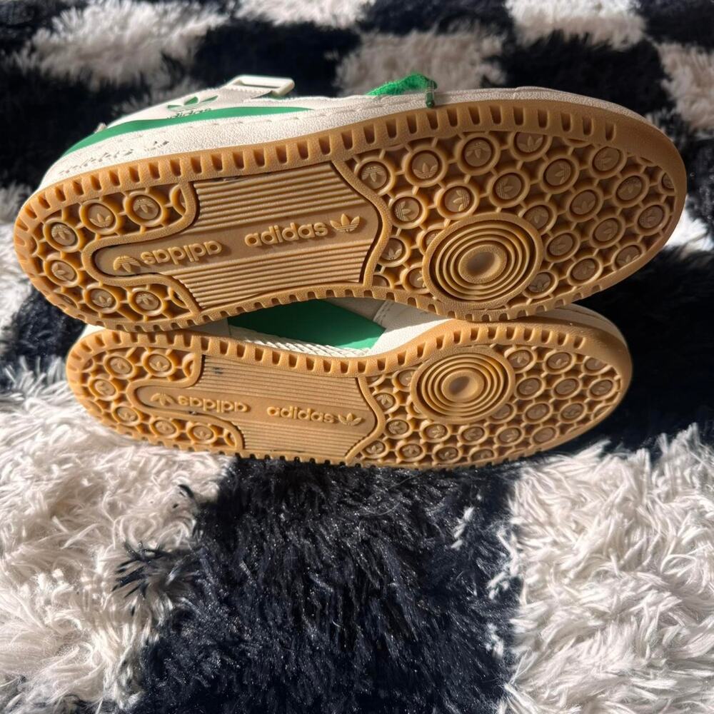 adidas Forum Low Basketball Summer Camp White Green Cream Suede Men’s 7 - Picture 6 of 7